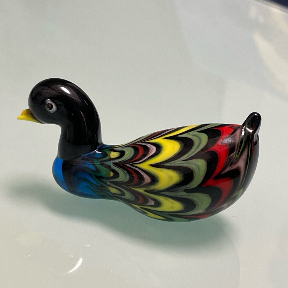 ❄️Sale❄️
 Vintage Murag
no Italy Colorful Glass Bird duck mini - Picture 3 of 10